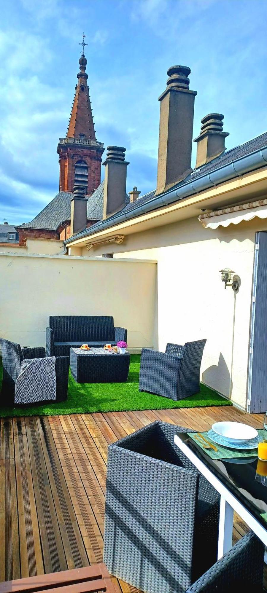Apartamento La Terrasse De St Amans Rodez Exterior foto