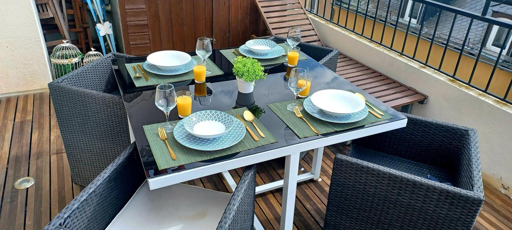 Apartamento La Terrasse De St Amans Rodez Exterior foto